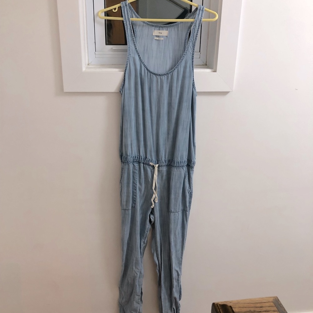 TNA Denim Jumpsuit - Size S